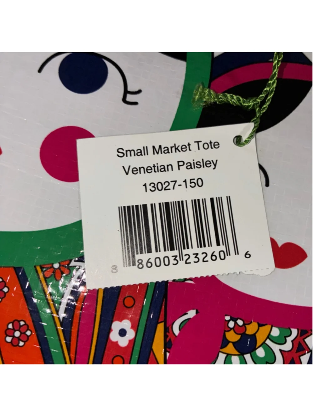 Women's Vera Bradley Small Market Tote Bag 12” Multi-color Nesting Dolls NWT